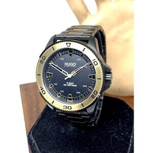 Hugo Boss Men's Watch 1530225 Streetdiver Quartz Black Dial Stainless Steel 44mm